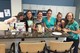The the Wellness Champs enjoying our Make Your Own Frozen Yogurt bar!